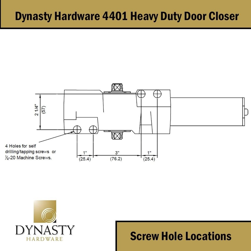 Hydraulic Door Closer Adjustable Heavy Duty