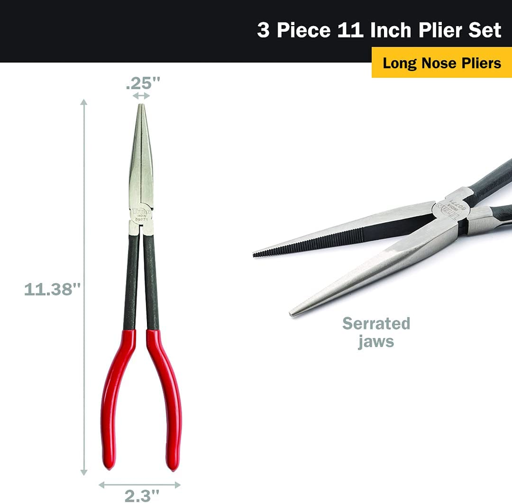 - 3-Pc 11 Pliers Set (60770)