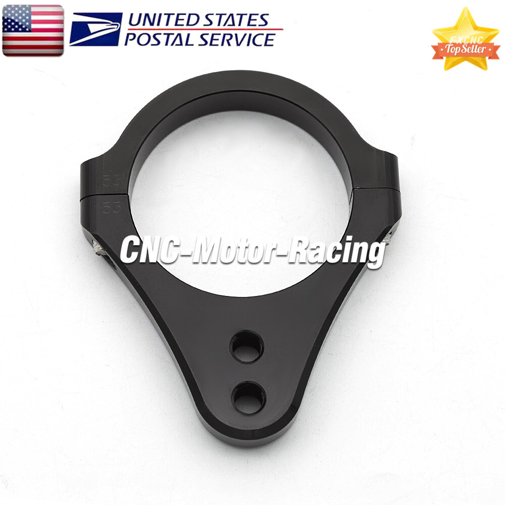54mm CNC Universal Steering Damper Fork Frame Mount Clamp Bracket Holder Front