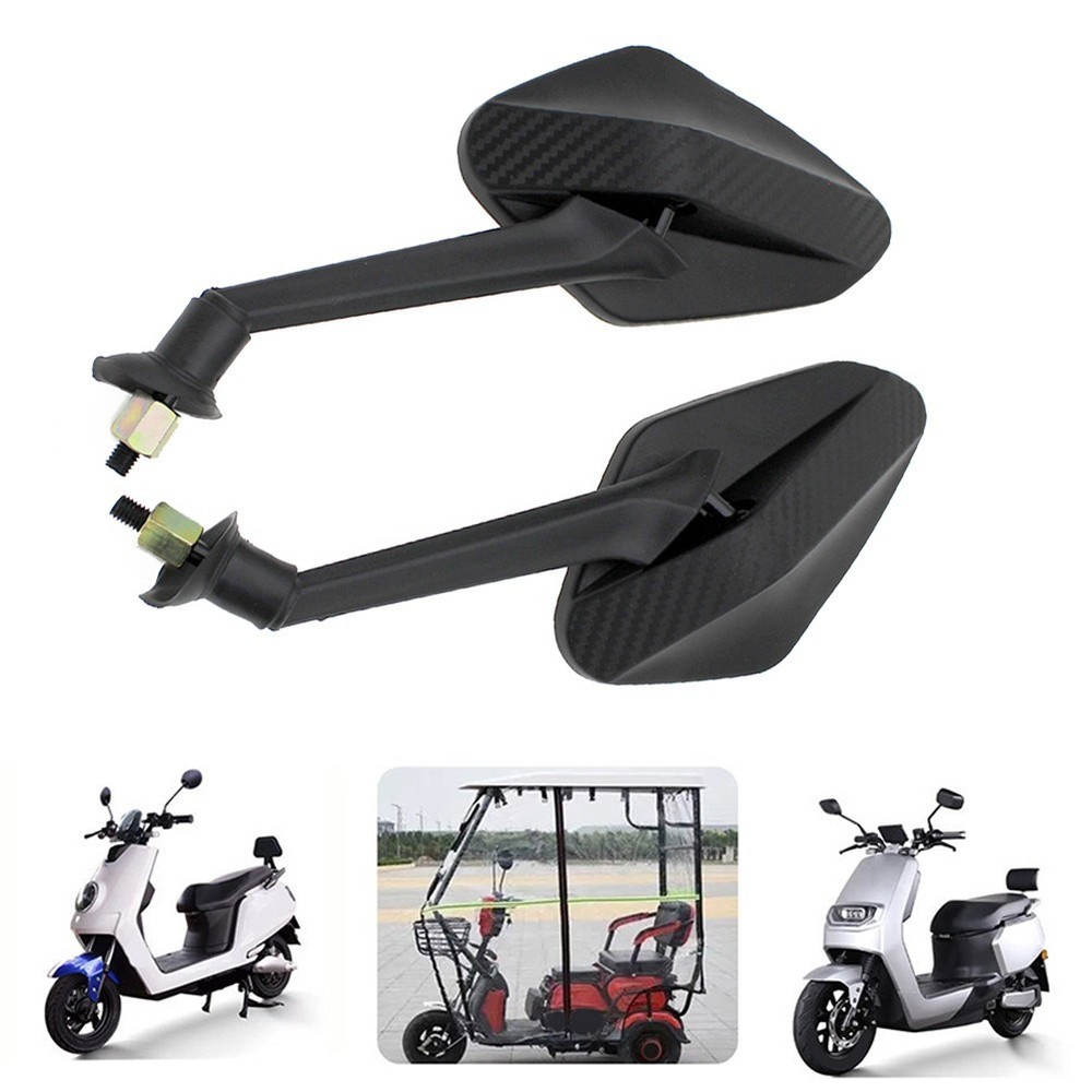 Scooter Compatible Backup Mirrors Offering Great Visibility While Riding