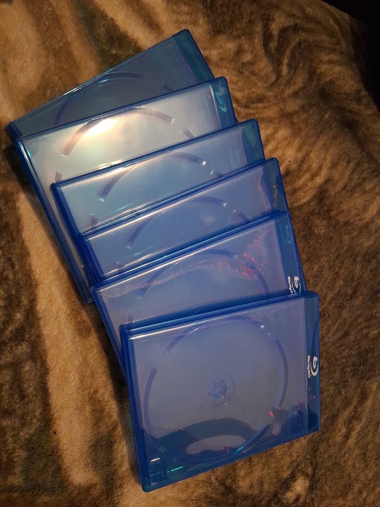 Blu-ray Replacement Cases Empty Each Holds 2 Disc