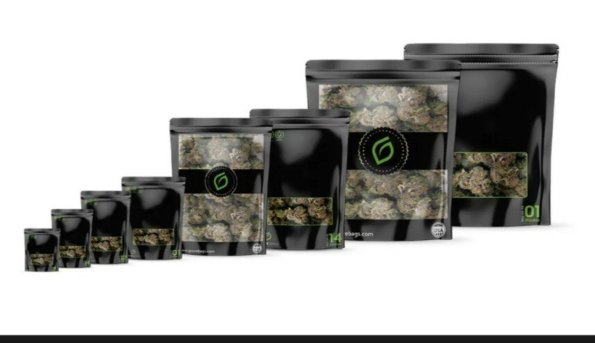 Grove Bags - TerpLoc Technology ~ Half Pound 1/2 Lb Bag - 8 Oz. ( pack of 5 )