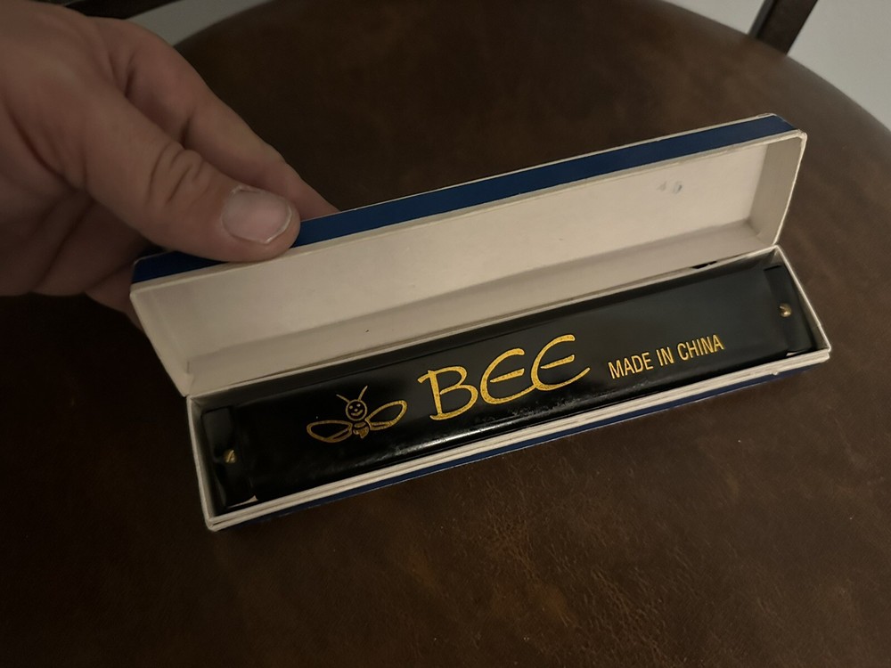 Bee Tremolo Harmonica. New With Box. 24 Hole