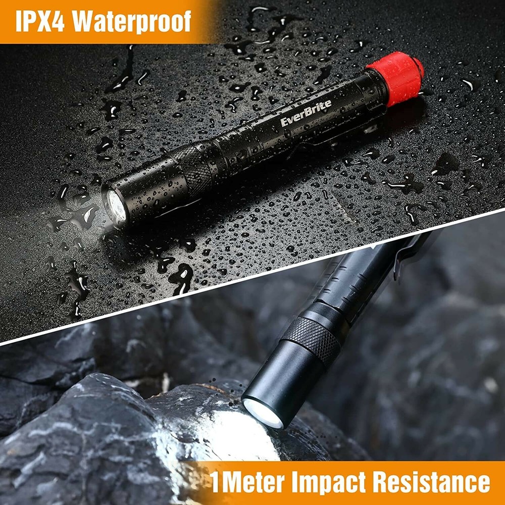 Multi-Function LED Pocket Pen Light 3 IN 1 LED Flashlight AAA Batteries Included