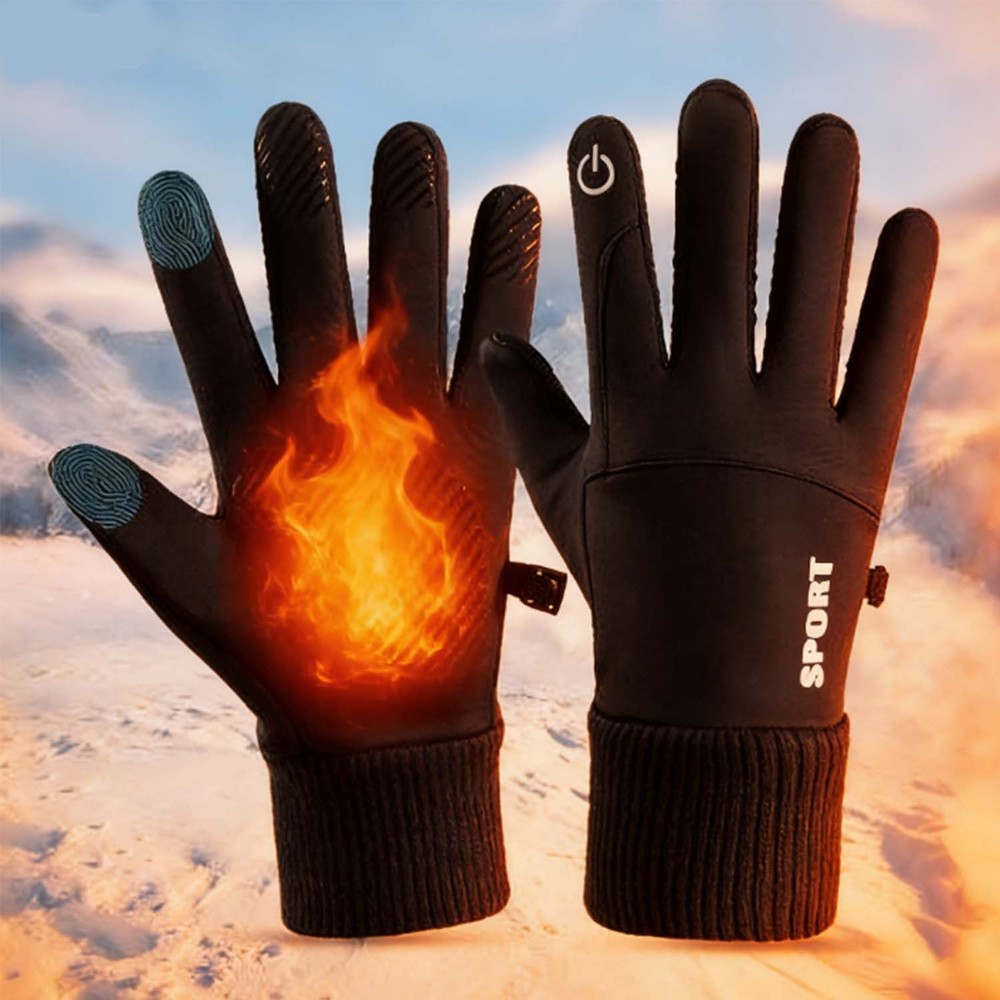 Winter Gloves Touch Screen Waterproof Windproof Thermal for Extreme Cold