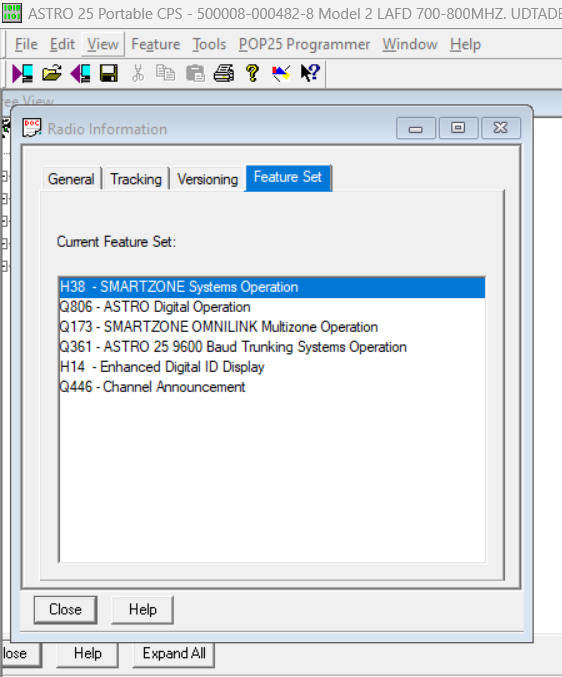 MOTOROLA XTS 5000 M2. LAFD. 700/800 / 500008-000482-8 SCANNER ONLY.