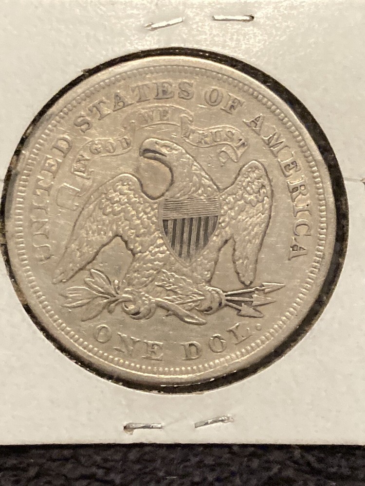1871 seated liberty dollar