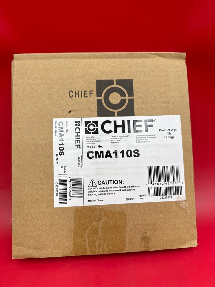 Chief Projector Ceiling Plate CMA110S ✅❤️️✅❤️️  NEW! SEALED INSIDE!