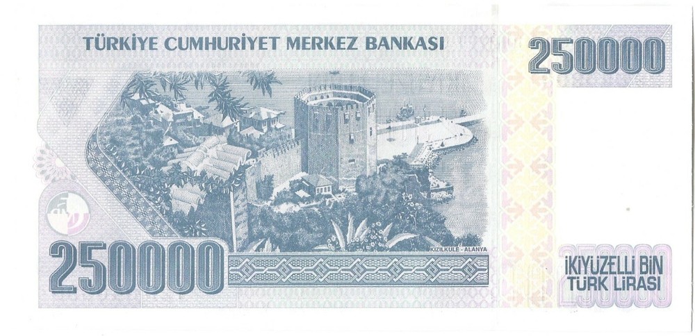 6 Turkey paper money