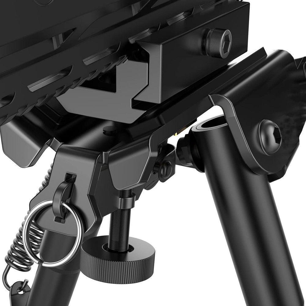 6" to 9" Adjustable Spring Return Hunting Rifle Bipod