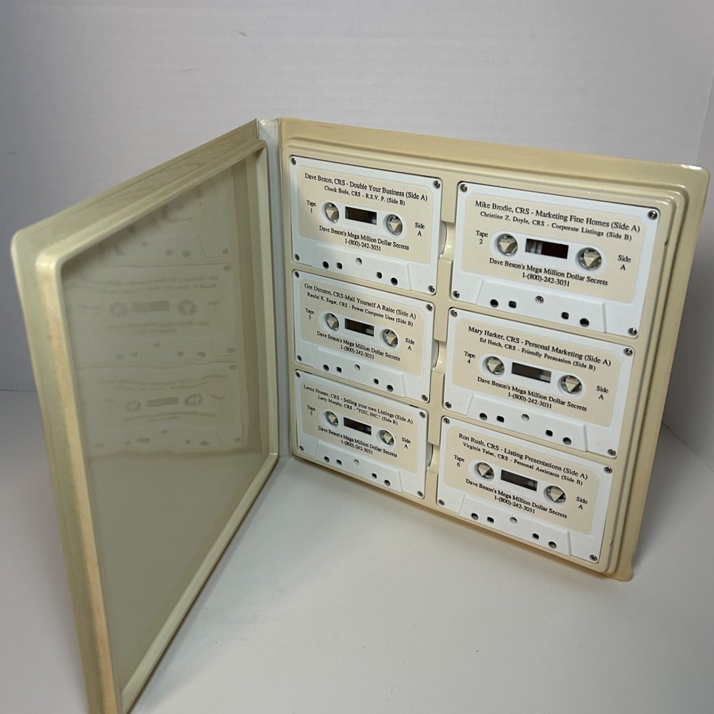 Dave Beson Mega Million Dollar Secrets Cassette Set Course