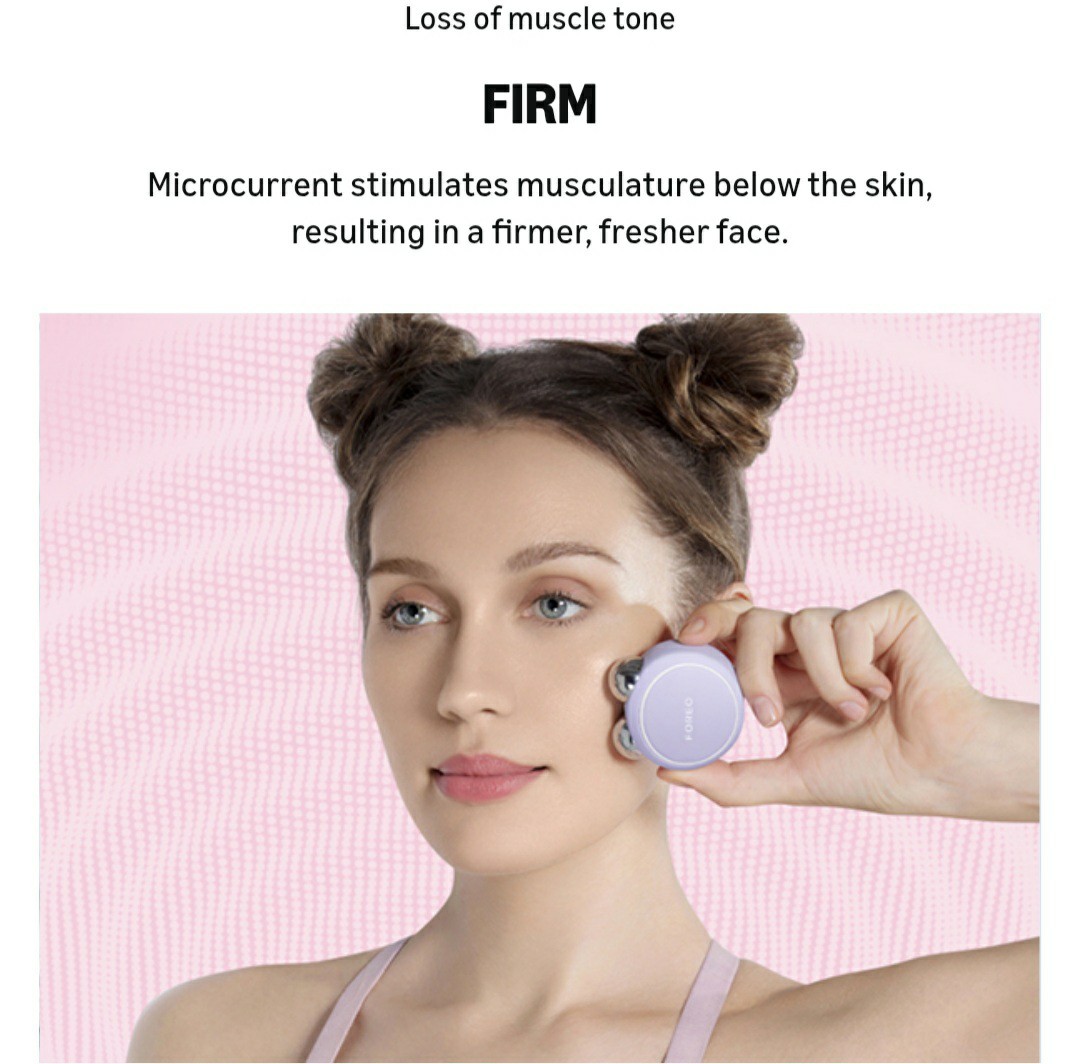 FOREO BEAR MINI Facial Toning Device Lavender. Fast Shipping Brand New In Box