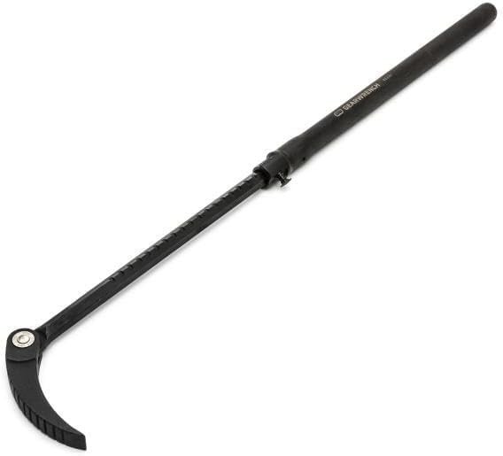 33" Extendable Indexing Pry Bar - Adjustable Head with 14 Positions for Access