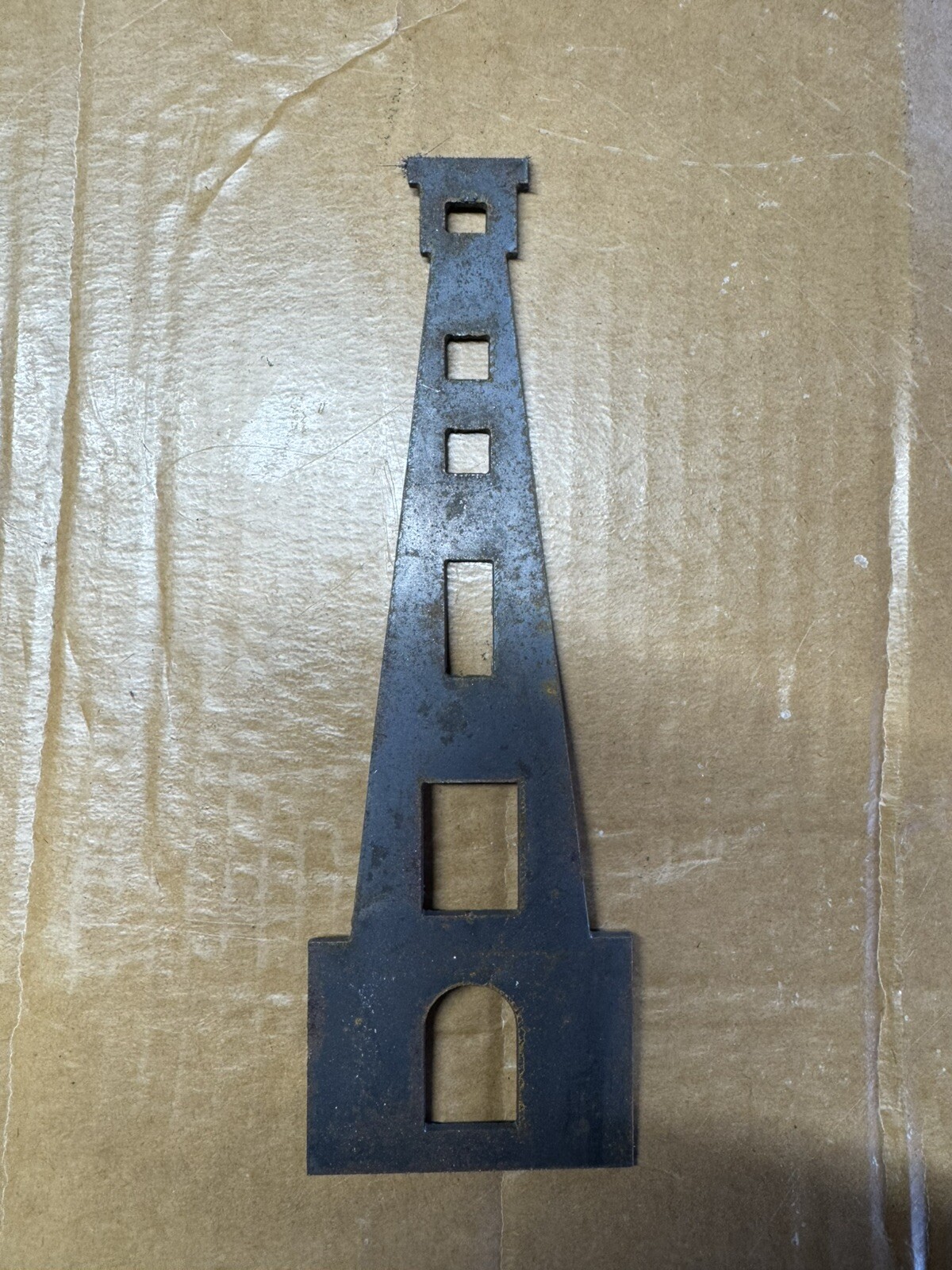 Large Handmade Joe Coniff North Country Style Triangle Wind Chime Bell W/ Option