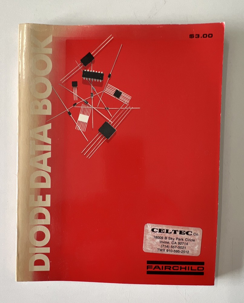 Electronics Manual Catalog Fairchild Semiconductor Diode Data Book 1978 PB