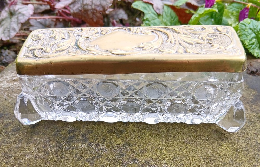 William Comyns Ring Box originally silver plated