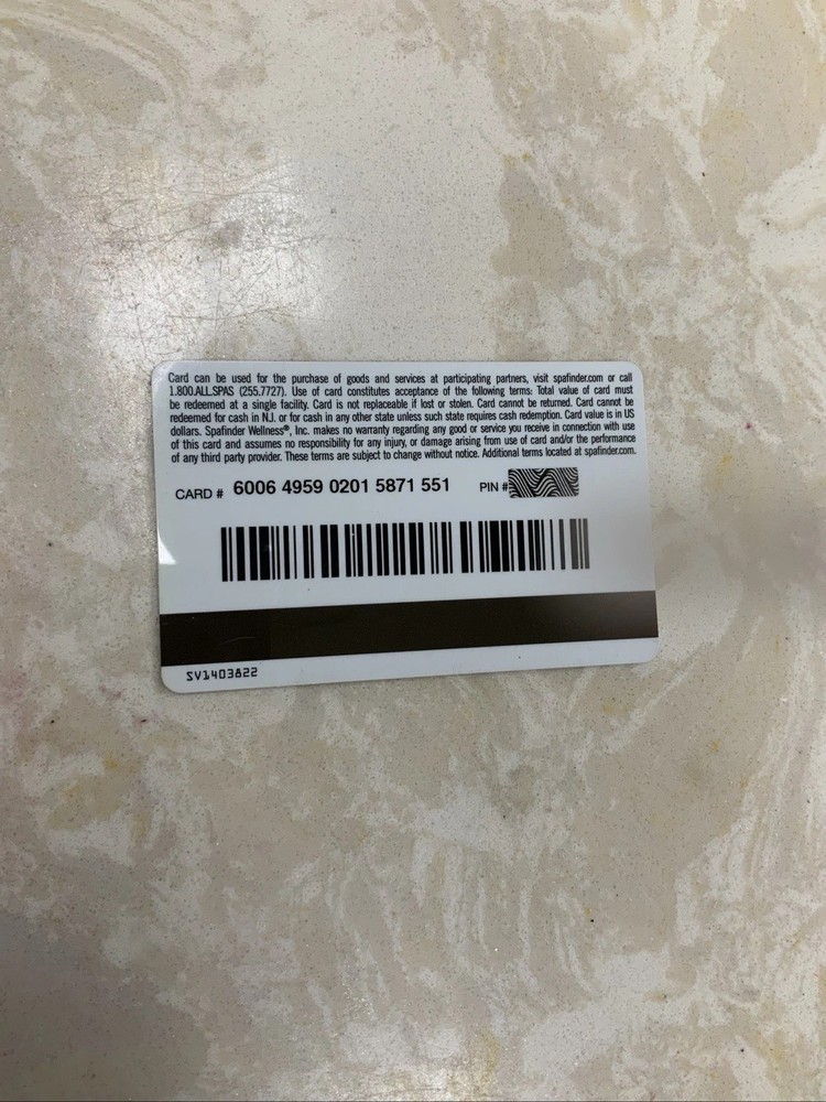 Spafinder Wellness 365 Gift Card