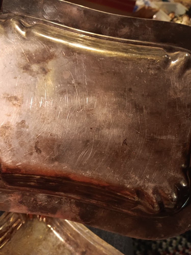 SILVERPLATE COVERED SERVING DISH. 1268
