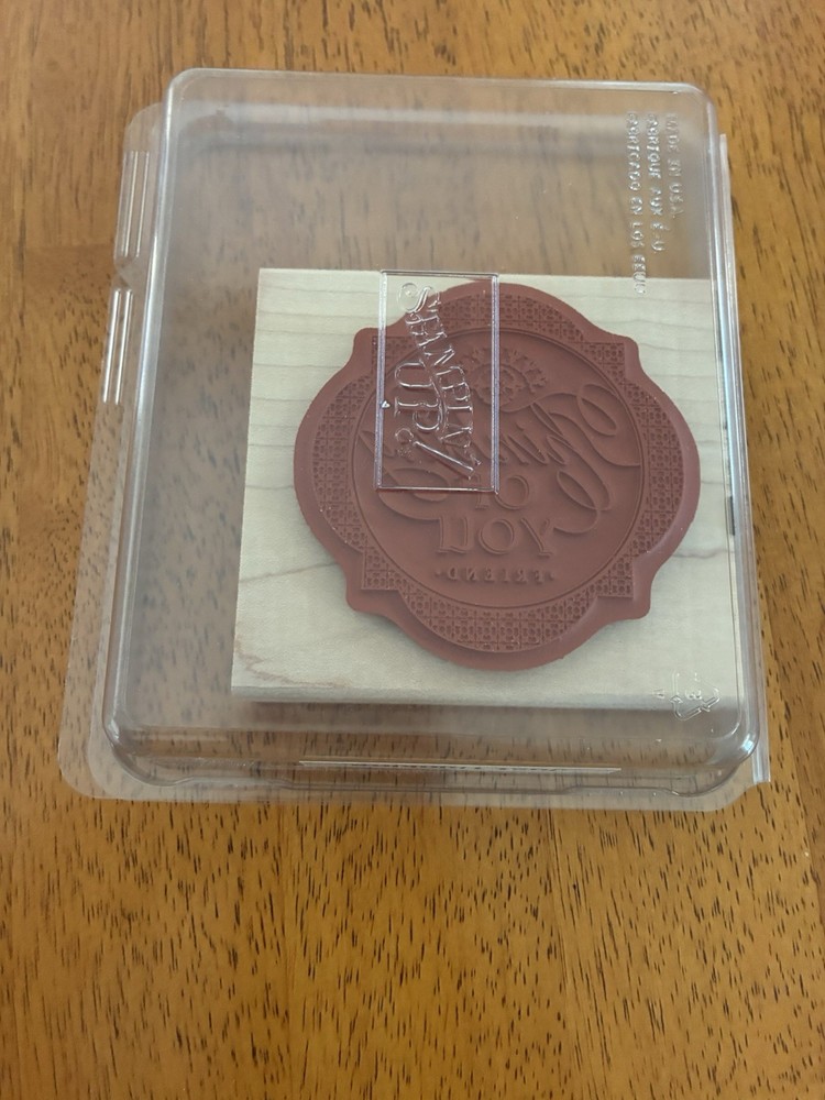 Stampin Up Just Thinking Rubber Stamp