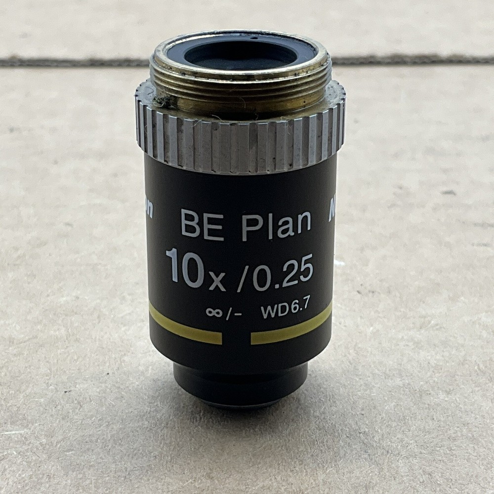 Nikon BE Plan 10x / 0.25 ∞/- WD6.7 Microscope Objective