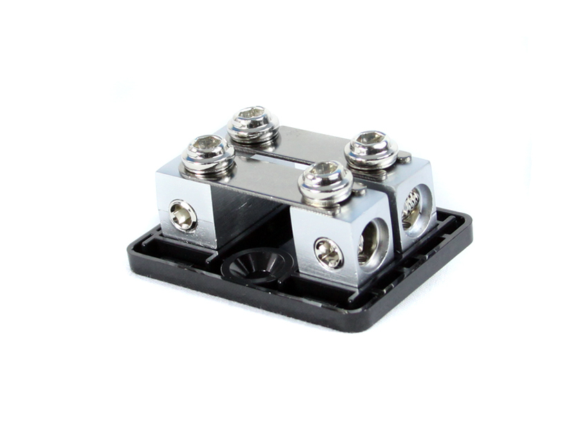 KnuKonceptz Bassik 4 Way 4 Gauge to 4 / 8 Gauge Ground Block