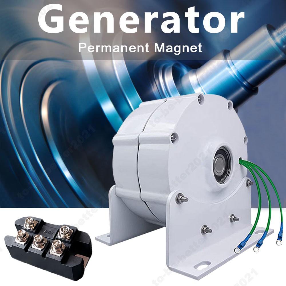 8000W DC 48V Gearless Permanent Magnet Generator forWindmills Turbine Home Use