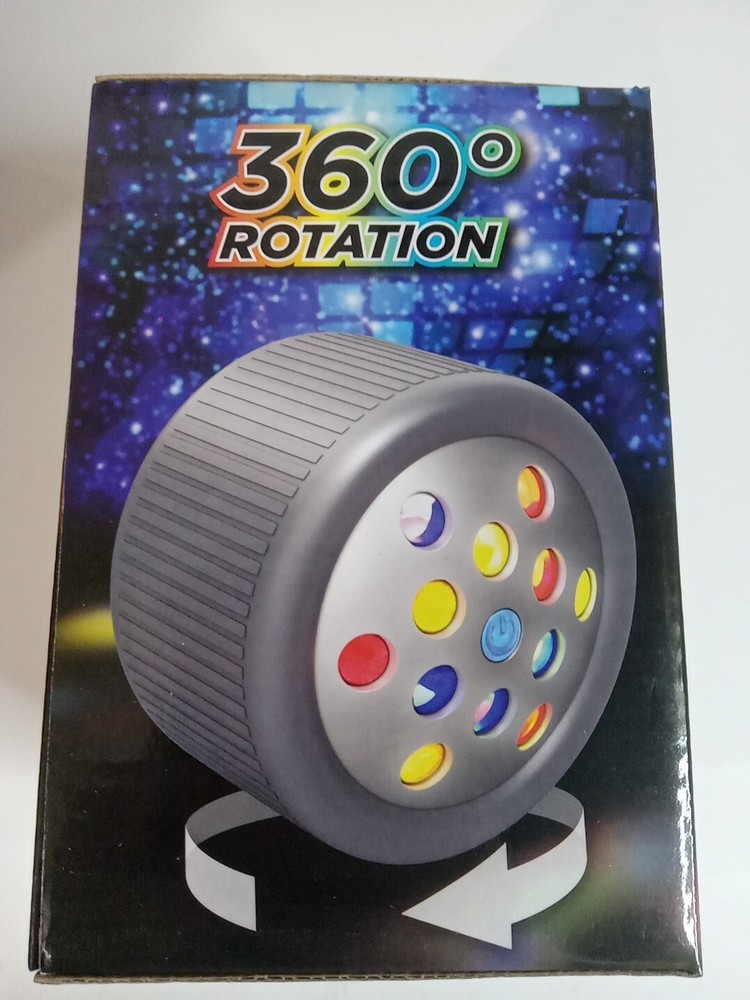 Disco Light Spin and Roll Withremote Control Great For Parties & Sleepovers