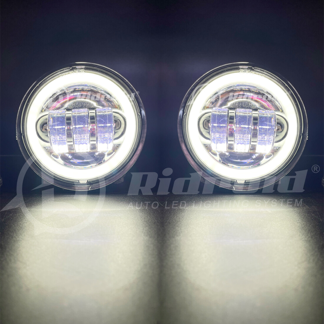 For Harley Davidson Heritage Softail Classic FLSTC LED Headlight &Passing Lights