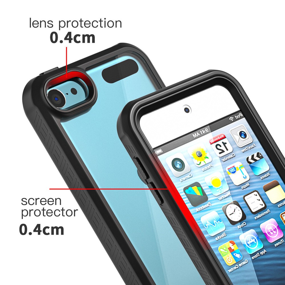 For iPod Touch 7th 6th 5th Gen Case Shockproof Heavy Duty Cover Screen Protector