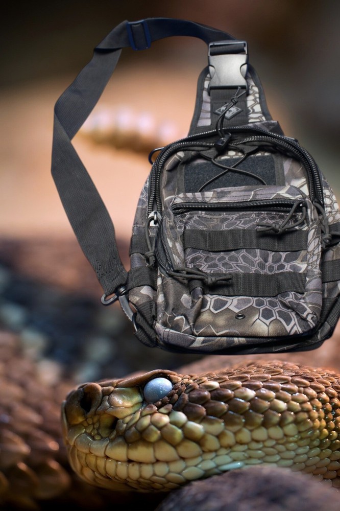 Rattlesnake Tactical Sling Pack Python Molle Adjustable Holster Bag