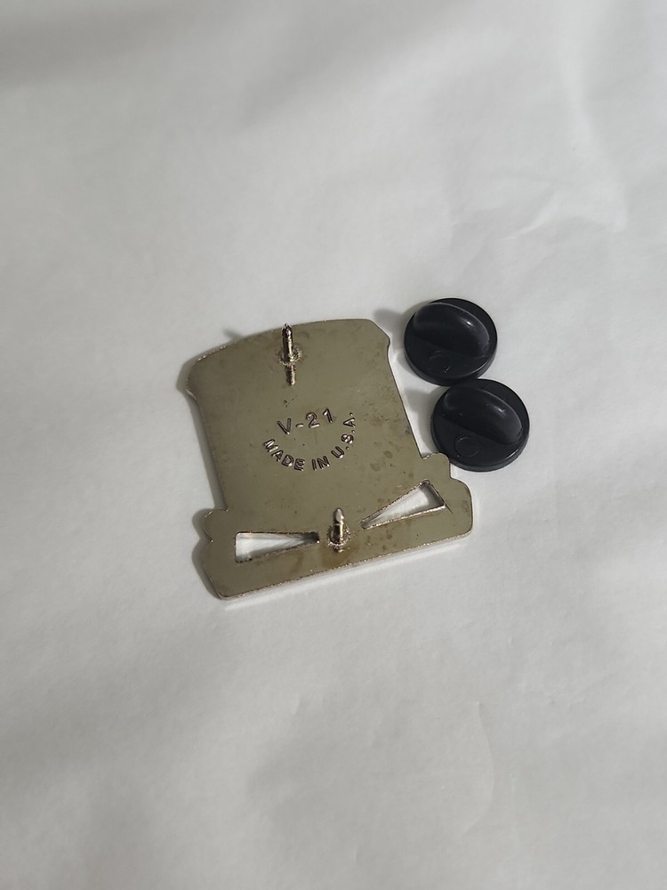 First In Last Out Army 65 Engineering Brigade Lapel Pin