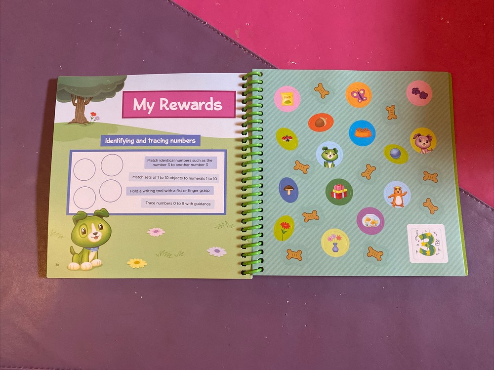 LeapFrog Leap Start 3D Preschool book — SCOUT & FRIENDS MATH PROBLEM SOLVING