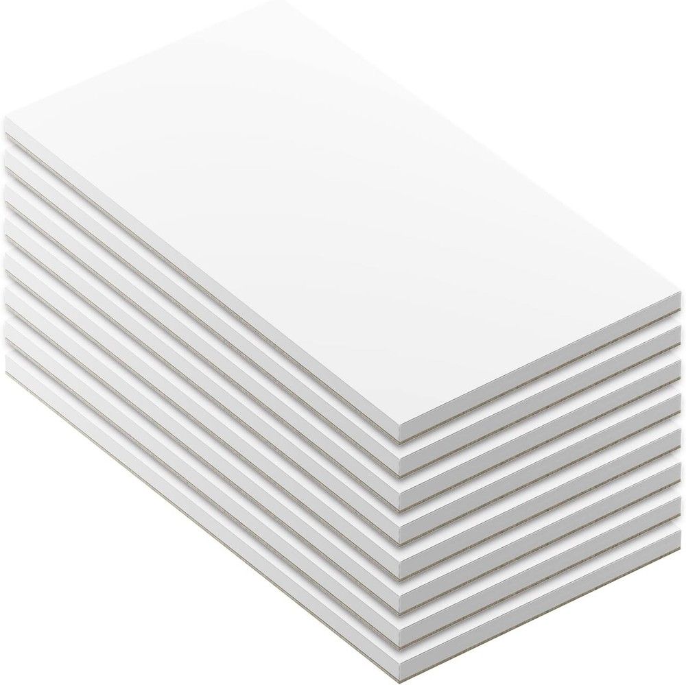 3" x 5" Note Pads - Memo - Blank Scratch - Small 3x5 Inch, White