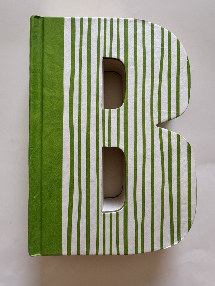 Initial B Journal Notebook Green