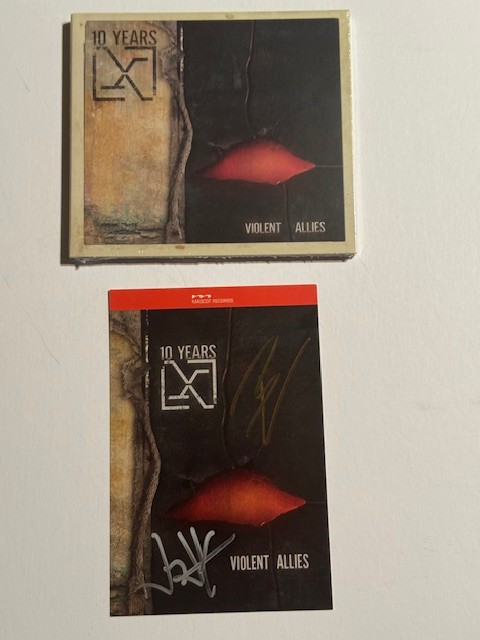 10 Years - Violent Allies Autographed Signed CD