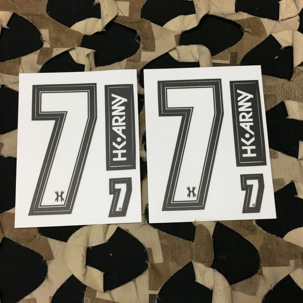 NEW HK Army Number Sticker Pack - 7
