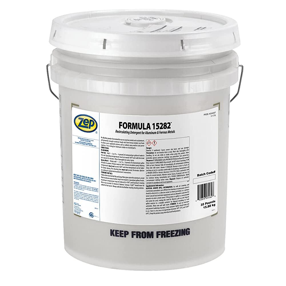 Zep Formula 15282 Recirculating Detergent for Aluminum and Ferrous Metals