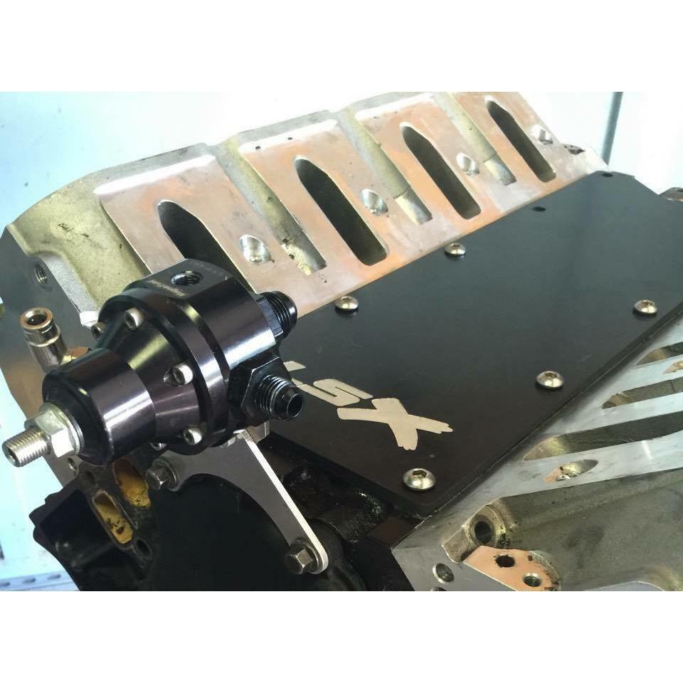 Motion Raceworks LS Timing Cover Fuel Regulator Bracket (Magnafuel)