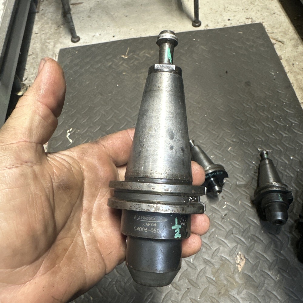 LYNDEX 1/2" CAT40 SOLID END MILL CNC MILLING MACHINE TOOL HOLDER