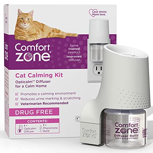 Comfort Zone Cat Calming Diffuser: Trial Kit (1 Diffuser & 1 Refill)