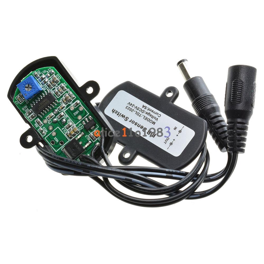 DC5-24V LED 5A Strip Automatic MINI PIR Infrared Motion Sensor Detector Switch