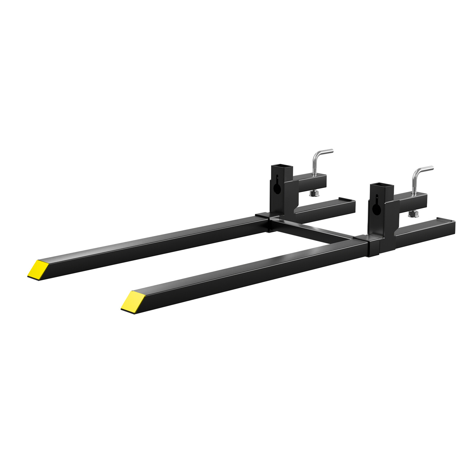 60" Clamp on Pallet Forks 4500lbs for Loader Bucket Tractor with Adjustable Bar