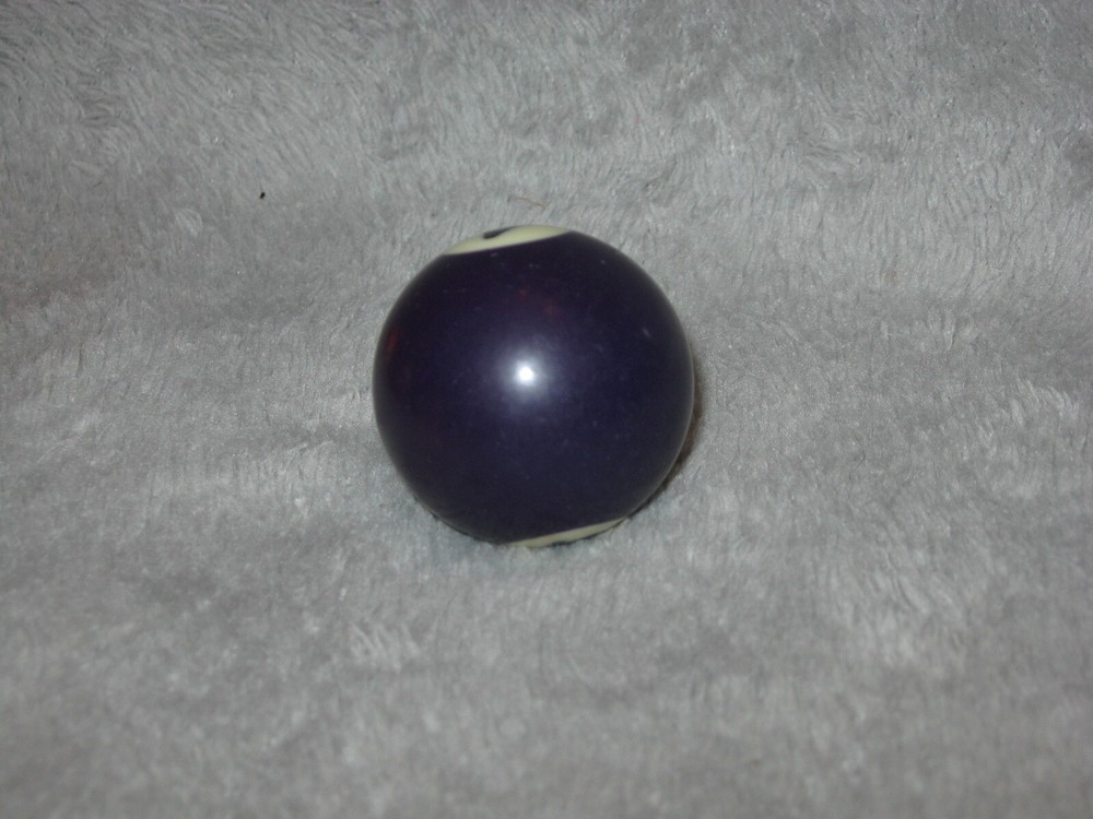 Mini Pool Ball #4 Purple Solid 1.5" Diameter Miniature Billiard Replacement