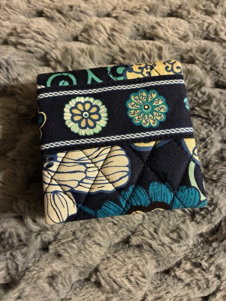 Vera Bradley Mod Floral Blue Post it note keeper