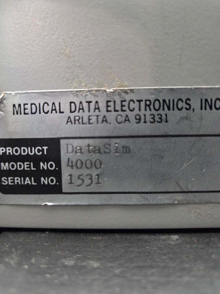 VINTAGE DATASIM 4000 PATIENT SIMULATOR