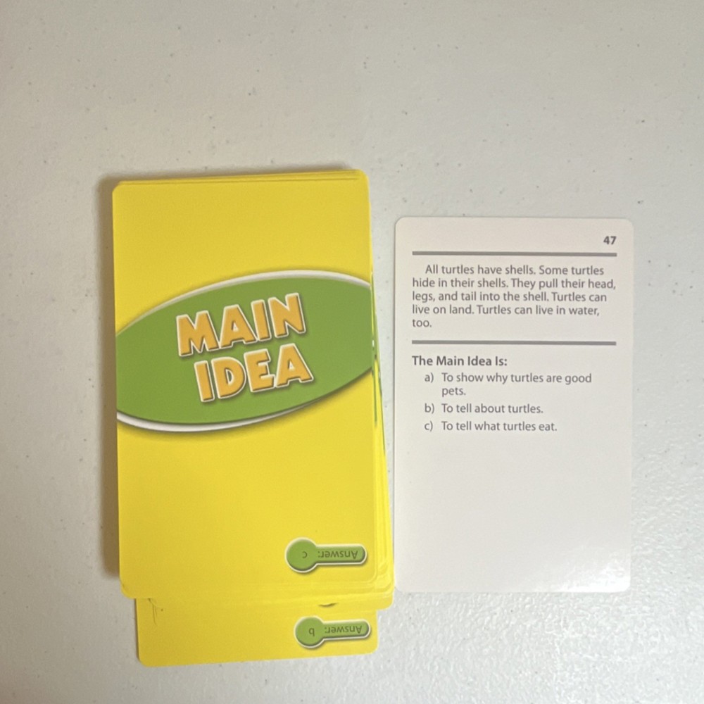 Edupress Main Idea EP3065 Multicolor Educational Cards Set