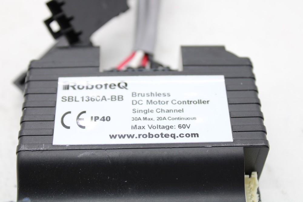 RoboteQ SBL1360A-BB Brushless DC Motor Controller SIngle Channel 30A Max, 20A