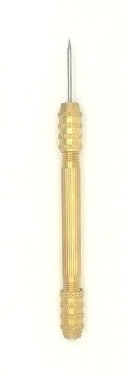 pin vise with needle for fossil preparation work