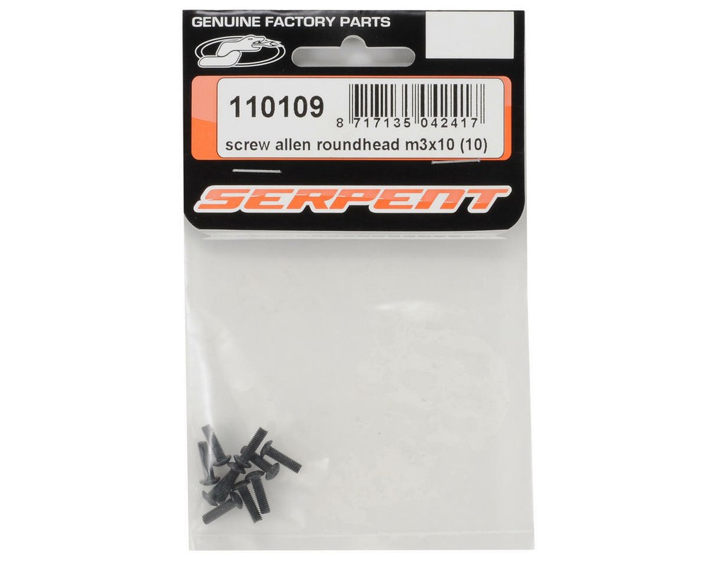 Serpent 3x10mm Button Head Screw (10) [SER110109]
