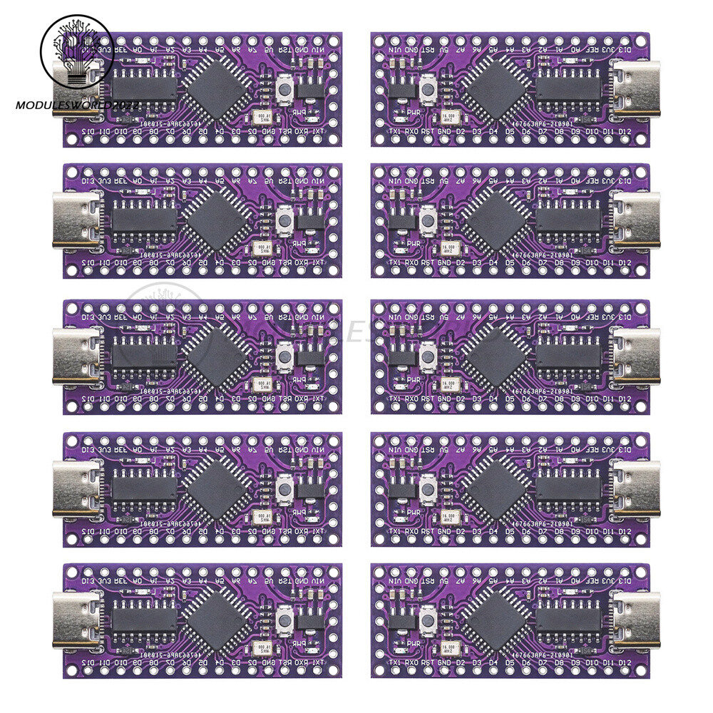 10PCS LGT8F328P LQFP32 MiniEVB Development Board Replace ATMEGA328 Nano V3.0